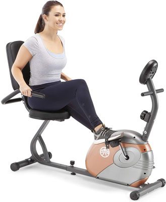 1. Marcy Recumbent Bikes with LCD