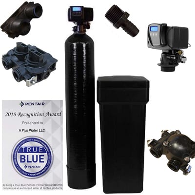 Pentair Black Water Softener with LCD