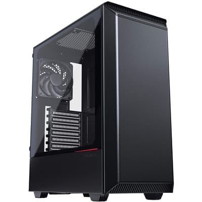 4. Phanteks Tempered Glass PC Case with LED