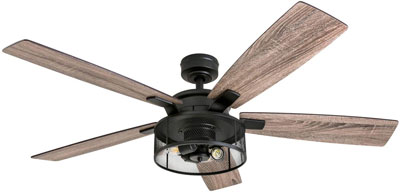 4. Honeywell Ceiling Fan with Chestnut Blades