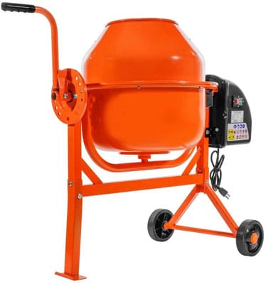1. Stark USA Portable Cement Mixer with Locking Handles