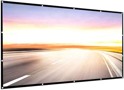 2. P-JING 150-inch Portable Projector Screens