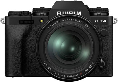 6. Fujifilm X-T4 Mirrorless Digital Camera