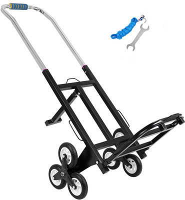 8. Weanas Stair Climbing Cart with Bungee Cord