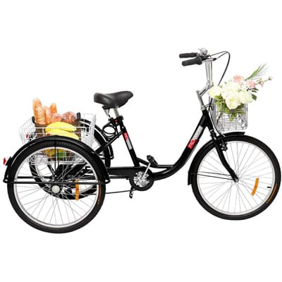 Bonnlo Adult Bike with Folding Basket