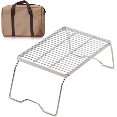 10. XTSKLY Collapsing Campfire Grill Grate