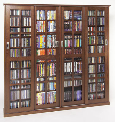 9. Leslie Dame Adjustable Multimedia Storage Cabinet