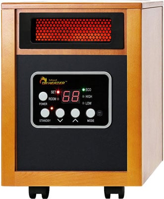 1. Dr. Infrared Heater Space Heater for Indoor Use