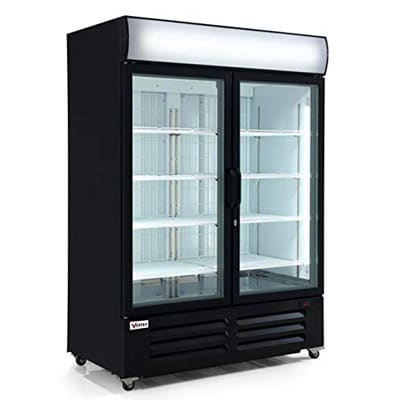 Vortex Refrigerator Black Commercial Freezer 