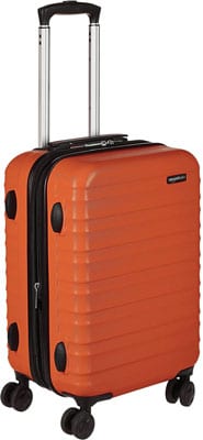 1. AmazonBasics Hardside Luggage