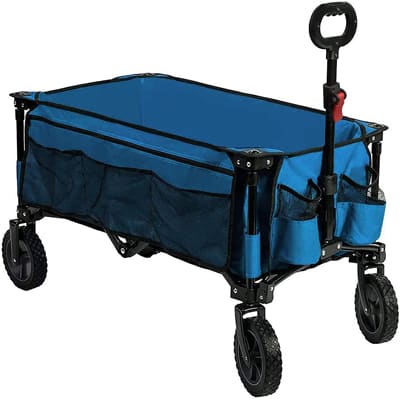 Timber Ridge Garden Cart with Cup Holders