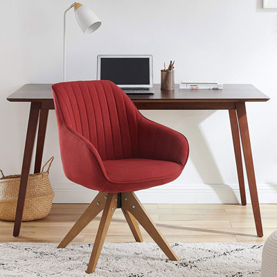 2. Art Leon Modern Chair with Wooden Legs