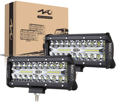 3. Naoevo 7-Inch LED Pods