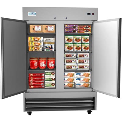 Kool More Reach-in Freezer with 6 Shelves