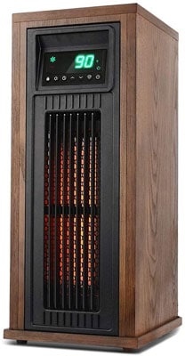 6. LIFE SMART Tower Heater with Timer