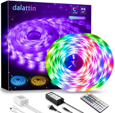 4. Dalattin Multicolor Strip Lights 