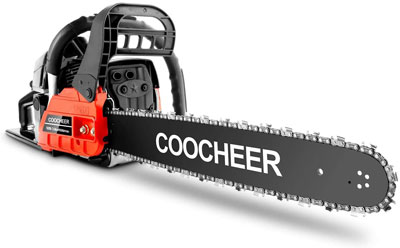 8. COOCHEER Chainsaw with Steel Chain