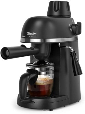 9.Sboly 1-4 Cup Espresso Machine 