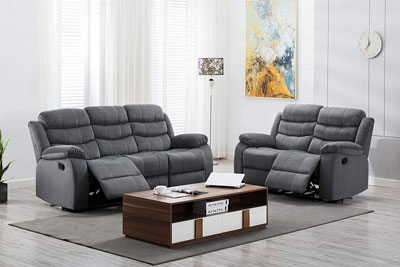 7. Kingsway Reclining Couch (3-Piece)
