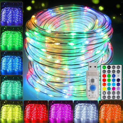 9. HLHome Waterproof Rope Light 