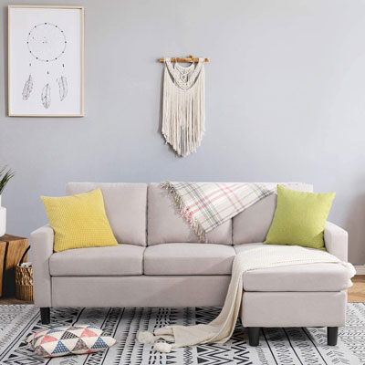 6. Shintenchi Convertible Sectional Sofa for Limited Space