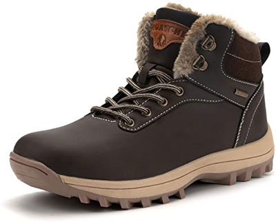 8. Mishansha Leather Hiking Boots
