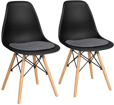 8. Giantex Modern Chair with No Arms