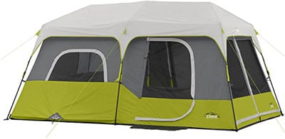 3. CORE 9 Person Instant Cabin Tent