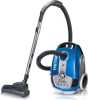 10. Tritan Bagged Canister Vacuum with HEPA Filtration