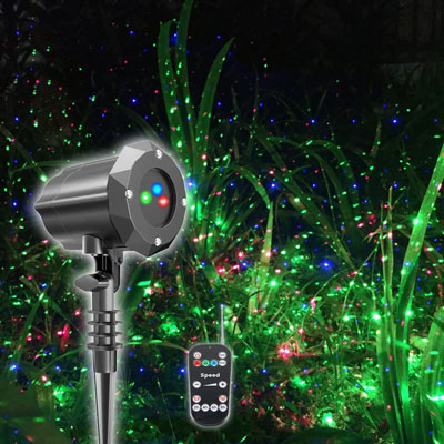 6. Poeland RGB Christmas Projector Light