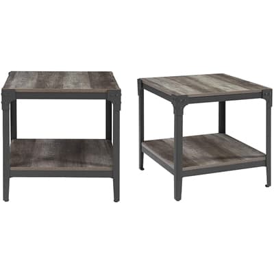 Walker Edison Squared Rustic Tables