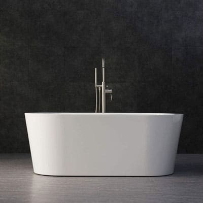 1. WOODBRIDGE WHITE Acrylic Bathtub, B-0012/BTA-1506