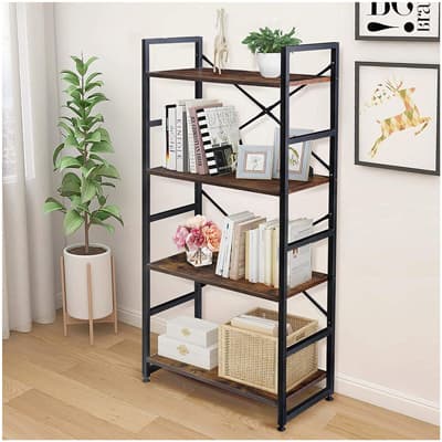Haton Wooden Standing Bookcase
