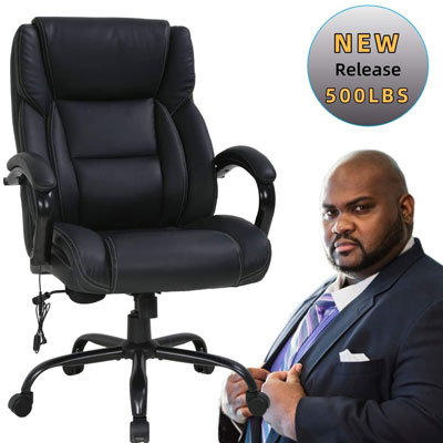 9. Payhere Big and Tall Executive Office Chair - (C-Black)