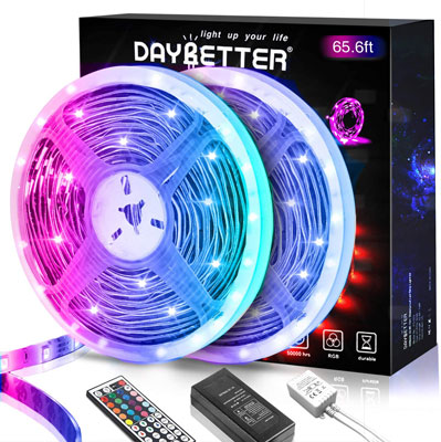 5. DAYBETTER LED Strip Lights with Remote