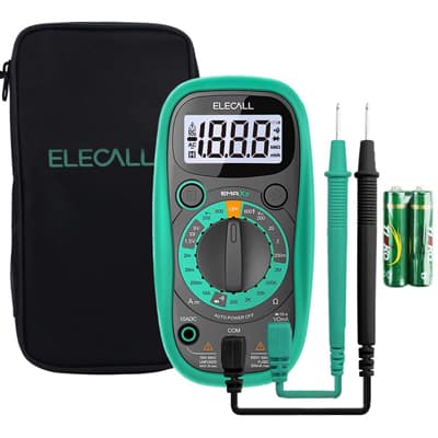ELECALL Digital Multimeter with Rubber Cover