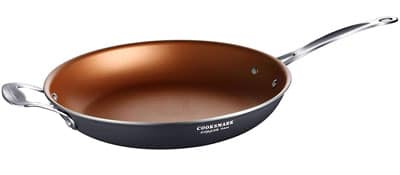 1. COOKSMARK Nonstick Induction 12-Inch Frying Pan
