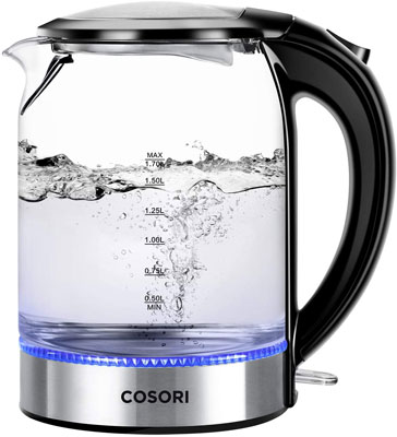 3. COSORI Hot Water Electric Kettle, Black