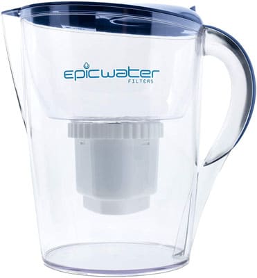 2. Epic Pure 10 Cup | 150 Gallon Water Filter Pitchers