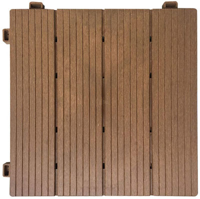 6. YuPaoPao Decking Interlocking Wood Plastic Composite Tiles