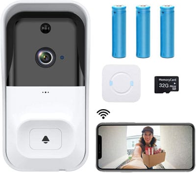 5. Casteries [2021 Upgrade] WiFi Video Doorbell Camera