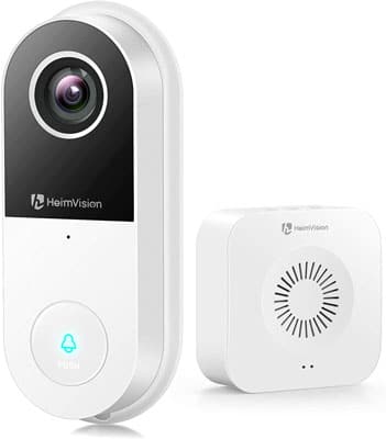 4. HeimVision White 2K Video Doorbell